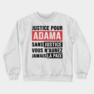 Justice Pour ADAMA Crewneck Sweatshirt